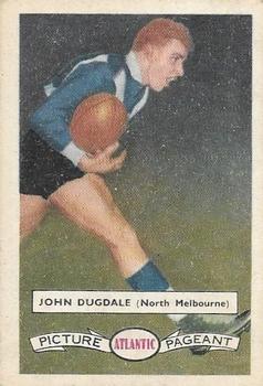 1958 Atlantic Petrol Stations Victorian League Stars #82 John Dugdale Front
